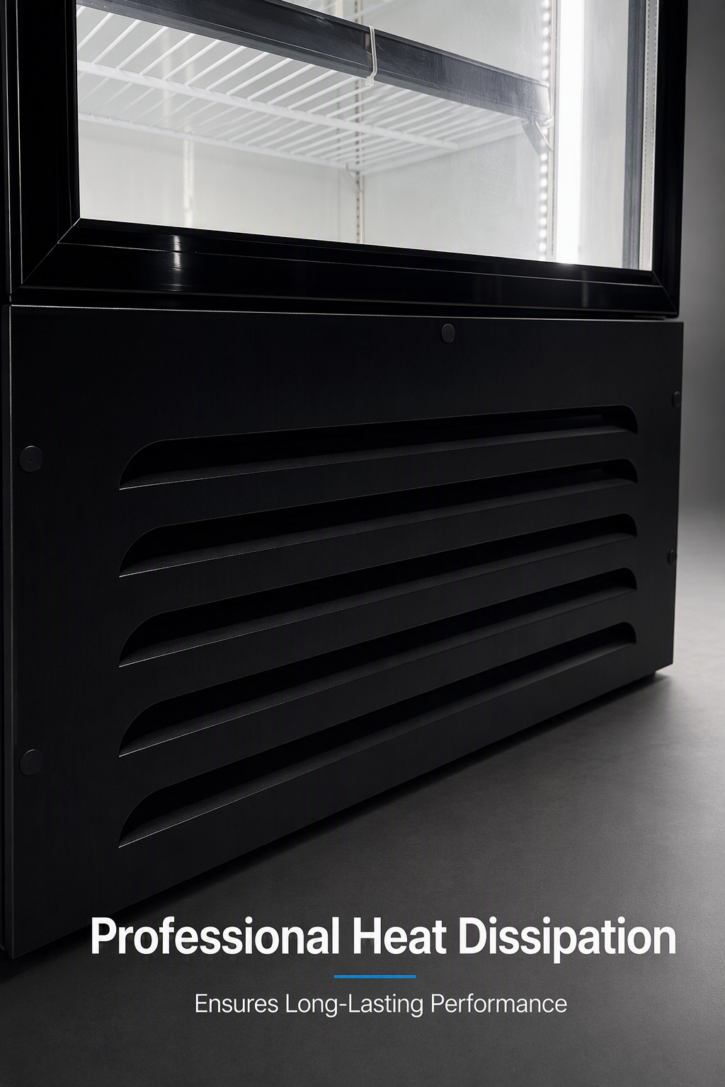 Commercial Beverage Cooler with 2000L Volume R290a Refrigerant and Adjustable Shelves Display Glass Door Freezer