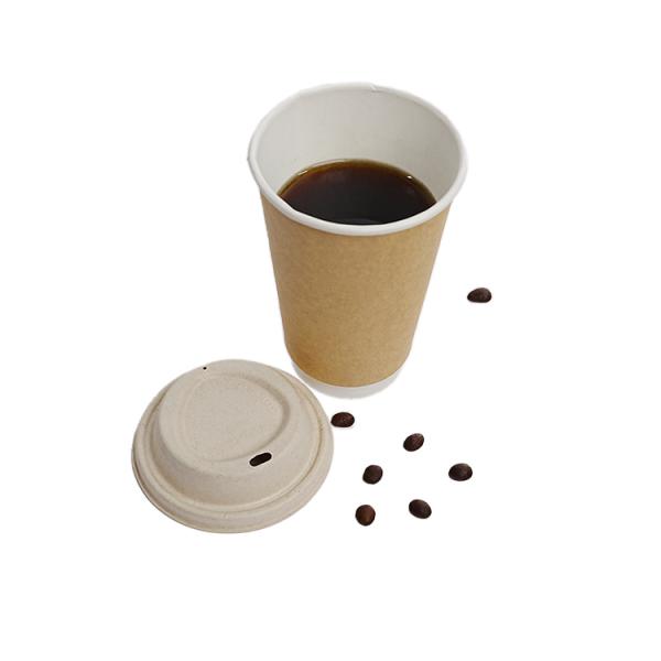 Gobelet à café jetable biodégradable personnalisé en papier, gobelet à café en papier simple et double avec couvercle