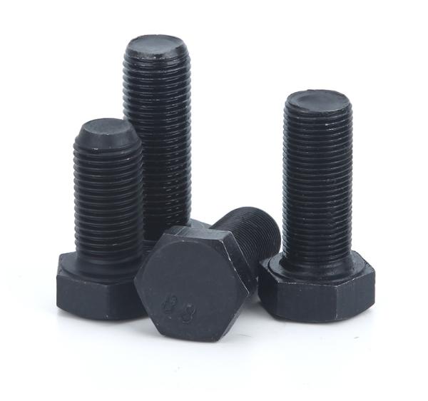 Black Zinc Plated Class 8.8 Steel Hex Head Screws  Grade 8.8 Steel Hex Bolts