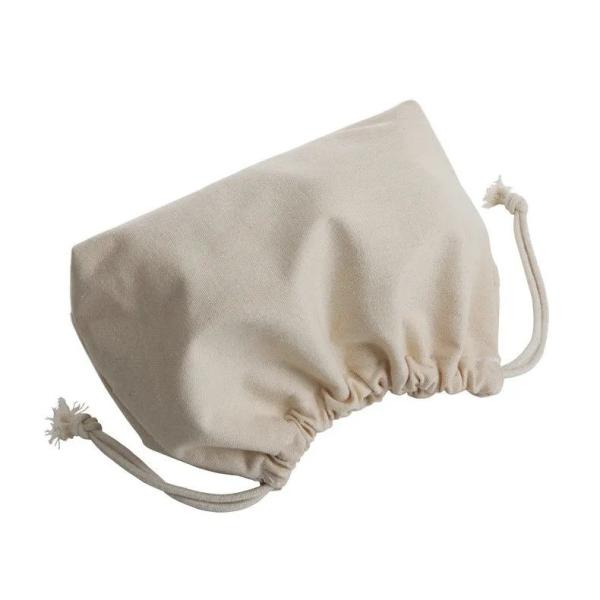 Thick Fabric Drawstring Gift Bags Custom Logo Heavy Cotton Canvas Drawstring Pouch Belt Bag Jewelry Bag
