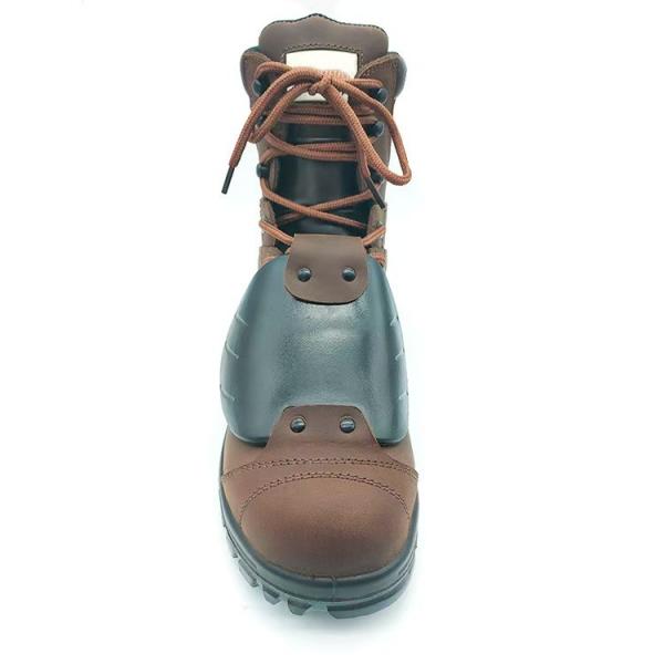 Hombres Botas de seguridad de trabajo Alta de la parte superior de las zapatillas de senderismo al aire libre con dedo de acero para la protección