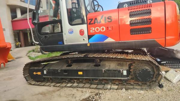 19400KG Em bom estado Excavadora usada Hitachi ZX200 com motor ISUZU AA-6BGIT