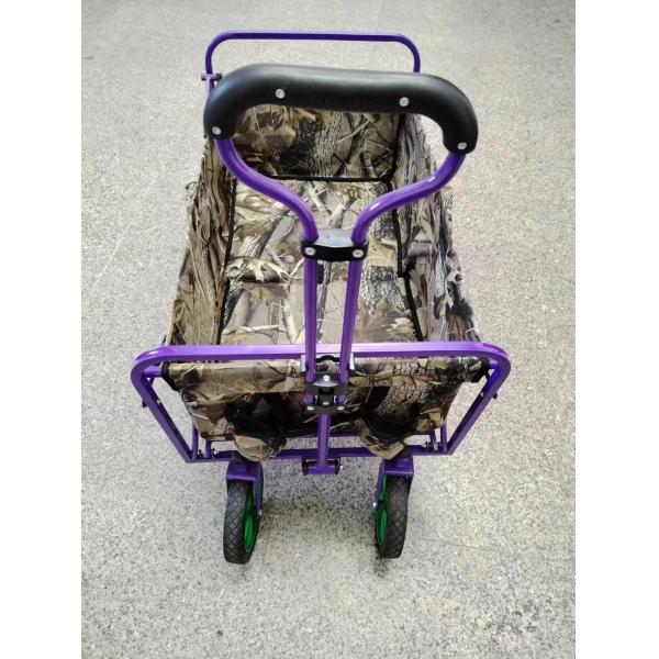 All Steel Frame Outdoor Camping Grocery Picnic Foldable Trailer