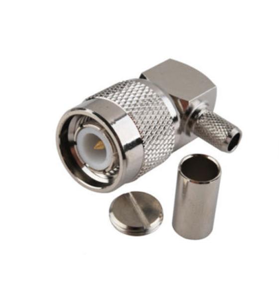 Brass TNC Female Connector Dust Cap With IP67 Protection For RF Applications
