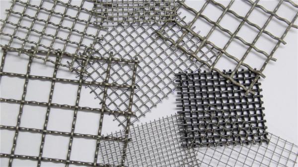 Customized Stainless Steel Woven Crimped Wire Mesh For Mining , Stainless Steel Mesh Cloth