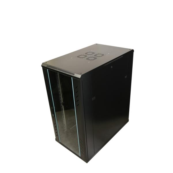 22U RAL9005 19 inch Static loading 600 kg server rack cabinet with cooling system