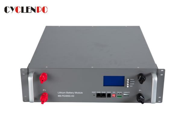 Ultra Safety 48V LiFePO4 Battery Long Lifespan Painted Metal For Energy Storage Cabinet
