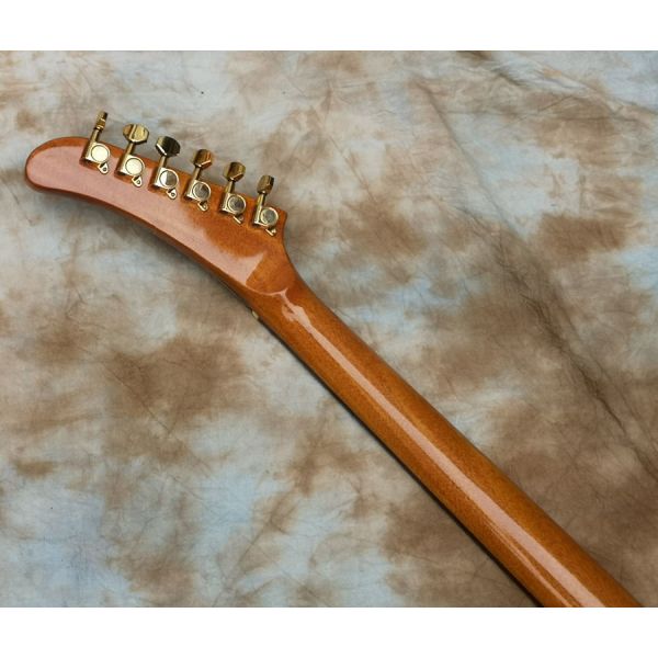 Custom Flamed Maple Top FloydRose Tremolo Dimebag Slime Electric GuitarCustom Korena Explorer Electric Guitar in Stock A