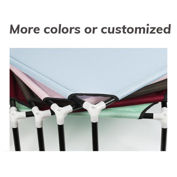 Washable Square Pet Beds with Metal Frame and Heavy Denier 3D Mesh Various Colors