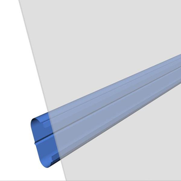 Galvanized Steel Greenhouse Wiggle Wire Channel 1mm Thickness For Netting Fixing