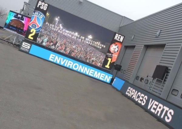 Basketball Stadium Led Perimeter Advertising Boards 10mm Fit Fifa Safety Standard