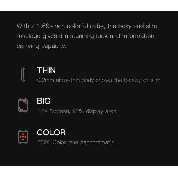 Экран Smartwatch IP67 экрана касания дисплея цвета 180mAh большой