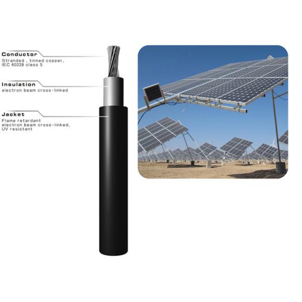 2.5mm Solar PV Wire Photovoltaic Cable Outdoor / Indoor Climate Resistance