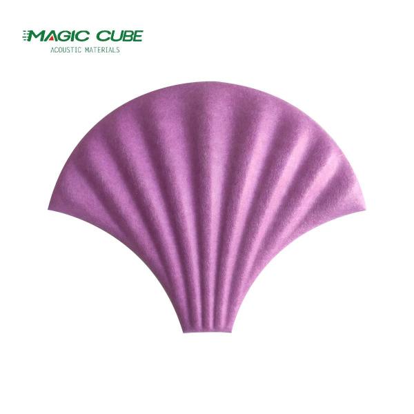 100% Polyester Fiber Acoustic Panel 1220x2440mm 9mm 1350gsm Sound Absorbing Wall Board for Courtroom Interior Decoration