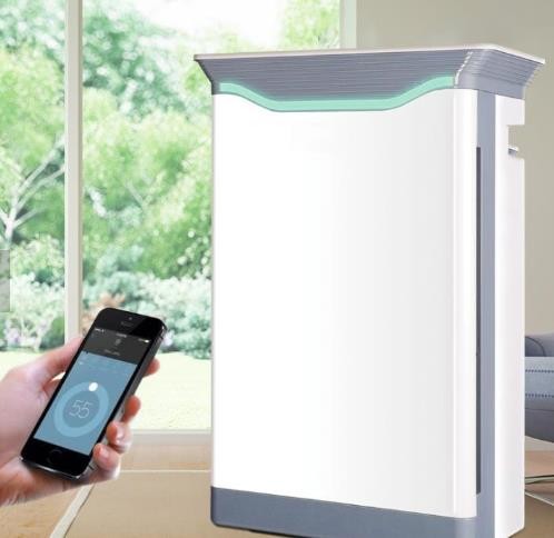 8 stage carbon activated air purifier for smoke room air ionizer purifier