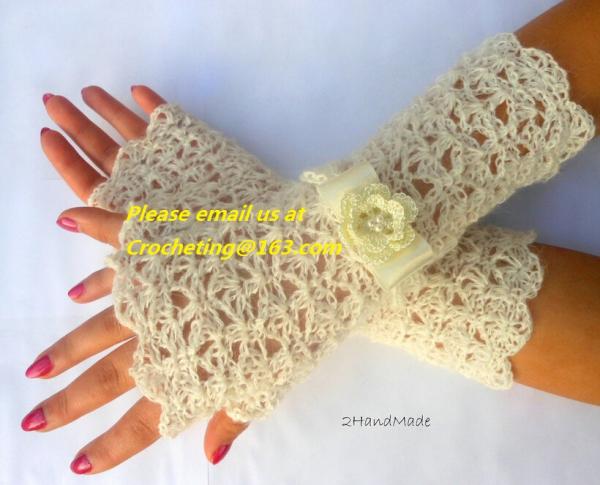 Fashion Style Ladies Knitted Fingerless Winter Thermal Warm Hand Warmer Faux Rabbit Fur Mittens Luvas Gloves