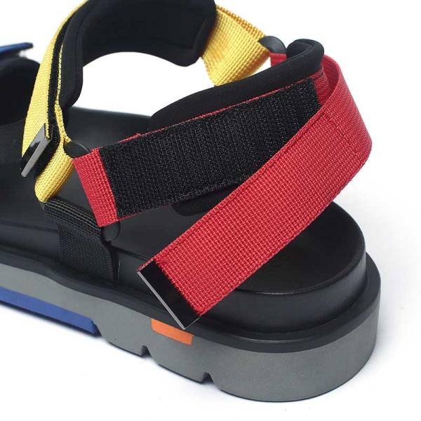 Multi Color Flat Anti Skid Mens Designer Leather Sandals