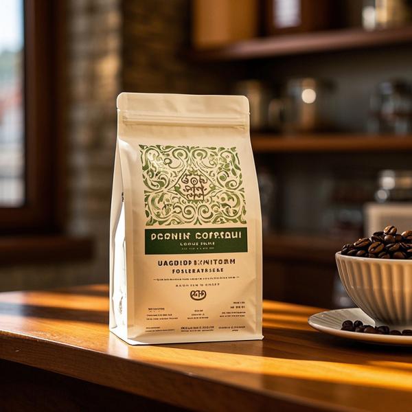 Child - Resistant Biodegradable Coffee Pouches Airtight For Roasted Beans Bulk