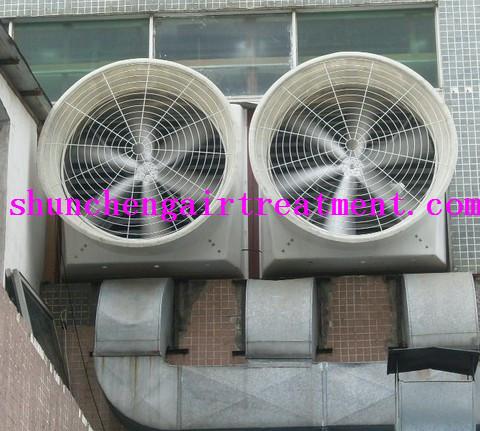 106*106*63cm Ventilation exhaust fan with glass steel material