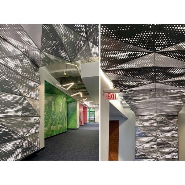 Пефорированная стена металла внутренняя творческая и современный дизайн интерьера увеличивая ваше оформление интерьера