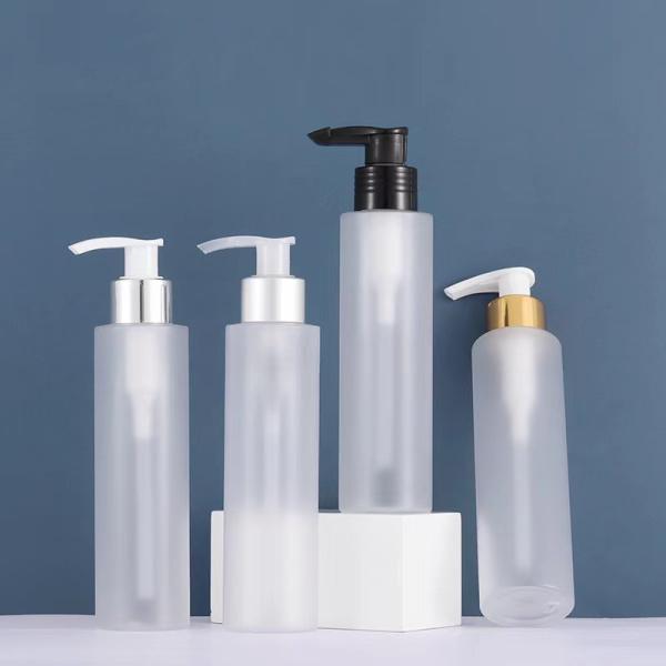 Customizable Aluminum Pump Plastic Shampoo Bottle White Body Wash 500ml