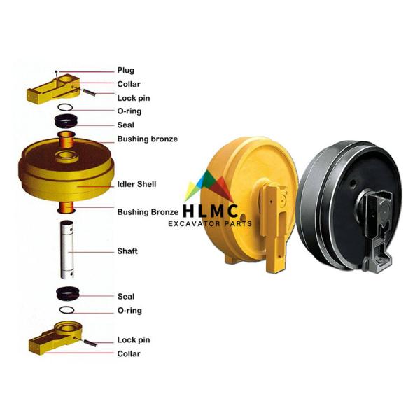 Mini Excavator Idler Wheel IHI18 Takeuchi Track Idler Assembly