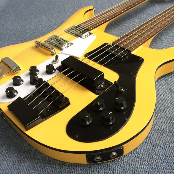 New style high-quality customized Double Neck & body electric guitar with rosewood fingerboard