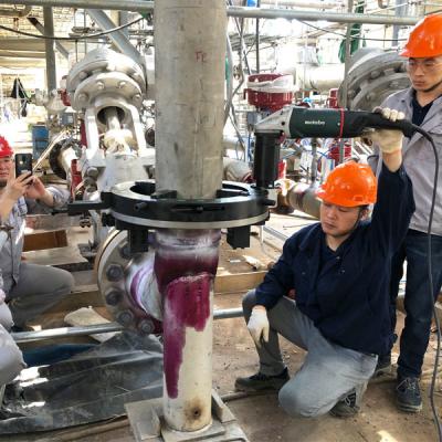 Máquina para cortar tuberías de 10 a 16 pulgadas y para doblarlas Mecanizado estable con diseño compacto