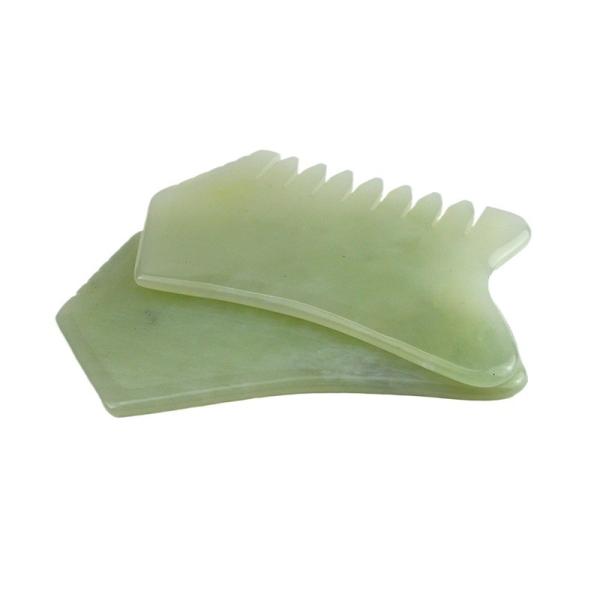 100% Natural Xiuyan Jade Comb for Body Scalp Care Massage Tool SPA Acupuncture Relaxation Therapy Treatment