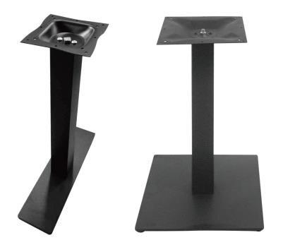 6ft Metal Restaurant Table Bases Steel Furniture Legs Modern Style Sandy Texture Finish