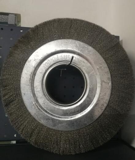 Stainless Steel Circular Steel Wire Brush Washing Brushes 300 X 86mm
