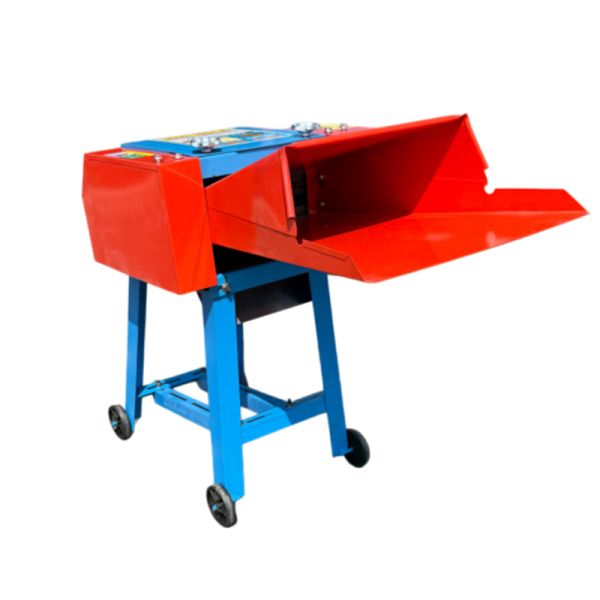 Chaff Cutter Machine Fodder Chopper with 1000kg/h Capacity Dual Power Iron Construction for Small Farms