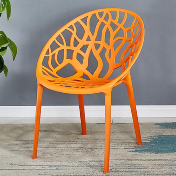 Outdoor Table and Chair Set Modern Plastic Furniture for Comfortable Restaurant Dining