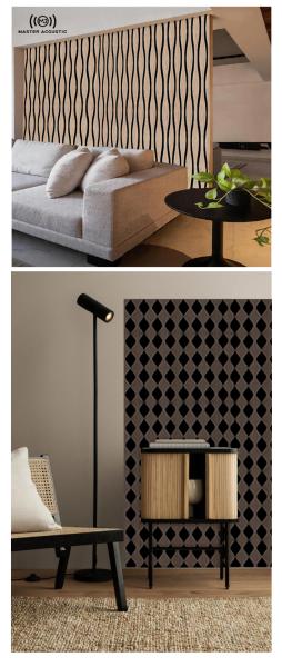 Teak Perforated Acoustic Panels Sound Absorbing Wooden Board for Classroom