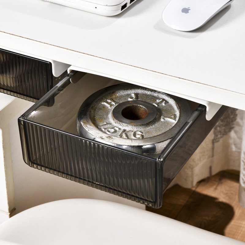Wholesale Under Desk Drawer Stationery Storage Box Office Desktop Drawer Artifact Hidden Storage Box