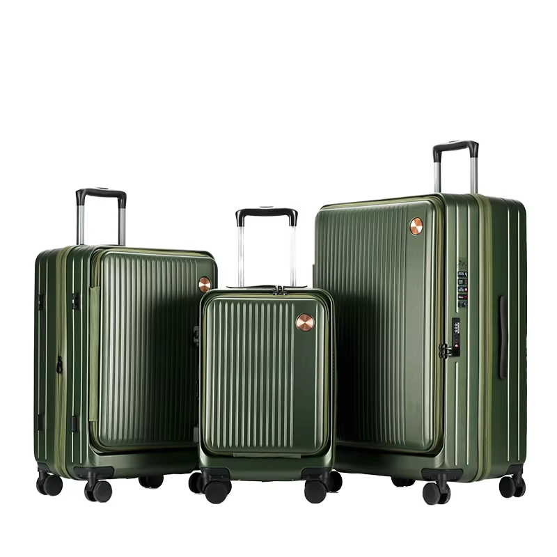 360 Degree Travel Luggage Suitcase Double Layer Luggage PC Explosion Proof