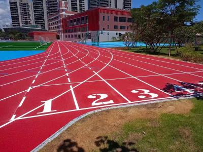 Pista de corrida de alta fricção da IAAF para concreto de cimento ou betão bituminoso com drenagem e resistente a UV