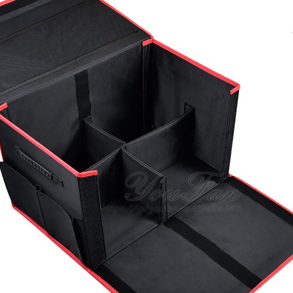 Collapsible Automobile Trunk Organizer With Lid Custom Size Acceptable