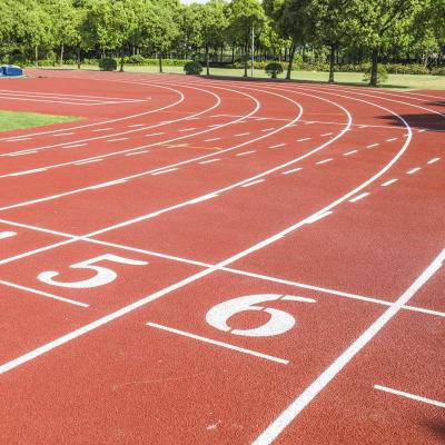 13mm Thickness Eco Sports Flooring Shock Absorption Synthetic Running Track