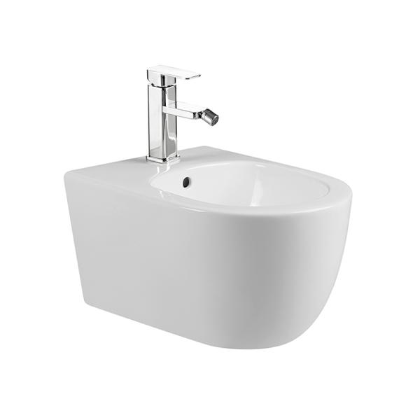 Wholesale Bathroom WC pan White Wall Hung Bidet 490*370*300 mm size Floor mounted bidet