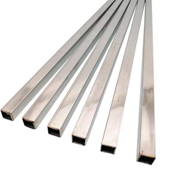 3/4 X 3/4 X 16ga 063 SS Square Tube Rectangular 8 X 8mm 1X1X.1/8X48 304