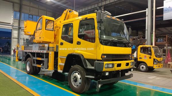 Isuzu Manlift Truck Full Driver 34 Meter Aerial Work Platform Truck