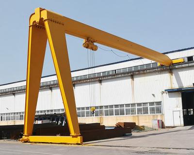 Workshop Span 7m Single Girder Semi Gantry Crane A3 Working Duty