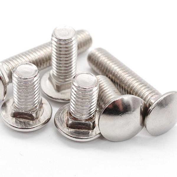 Bright Round Head Screw SS304 SS316 Din 603 Carriage Bolt  A4-80