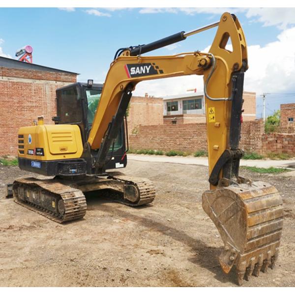 Used Sany SY55 Mini Excavator with Crawler Chain Operating Weight 5780 KG in Shanghai