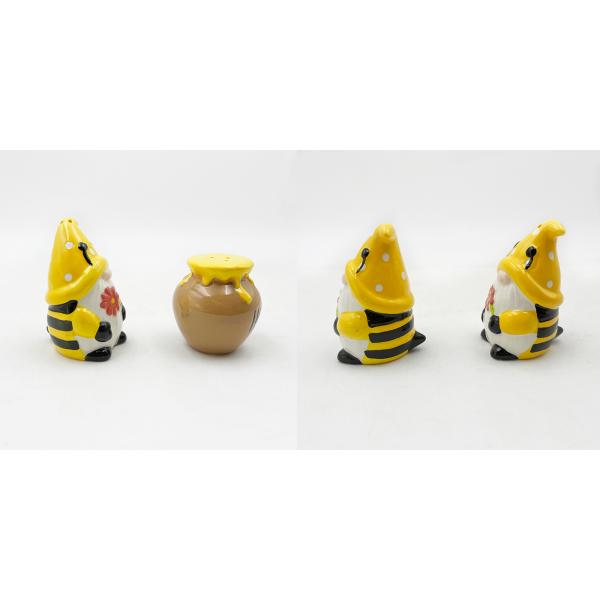 Пчелиный гном и пчелиный улей Керамические соляные перечные шайбы
