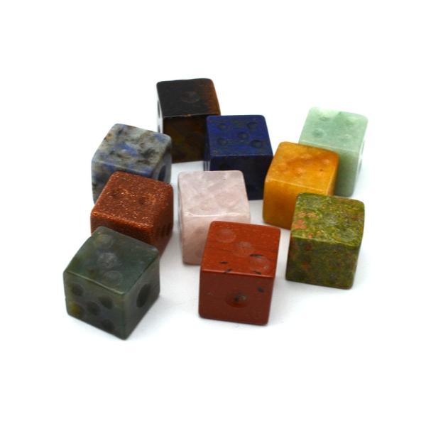 Get Your Hands on Gemstone 15mm Cube Dice A Must-Have for Any Game Enthusiast
