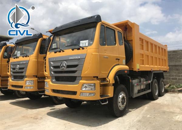 Sinotruk Hohan Tipper truck with Light Deadweight  6x4 10tires Dump Trucks LHD Volvo Cabin