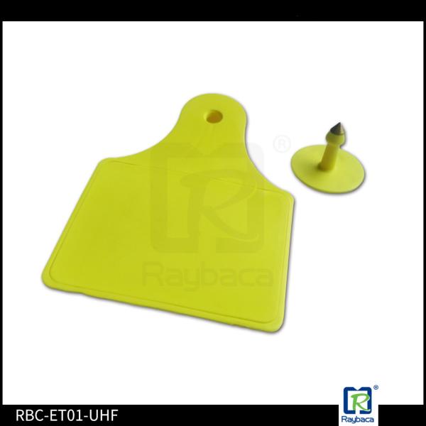 Electronic Custom Livestock Ear Tags ,Animal UHF  Tracking Ear Tags For Cattles