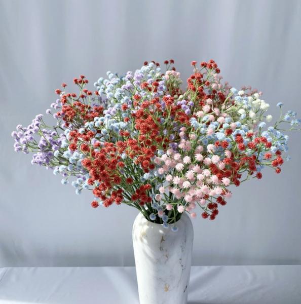 Flor artificial decorativa adesiva macia para a decoração da casa